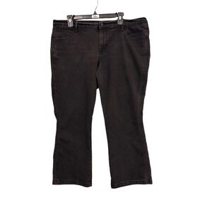 Old Navy Micro-Flare Mid-Rise Jeans Black Blackjack Wash 16 Regular S/335282-00